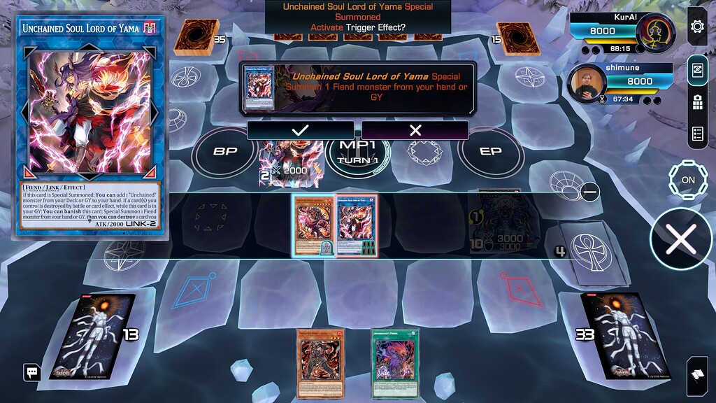 Visual Bug With Yama's On-summon Effect - Bugs - Duelists Unite