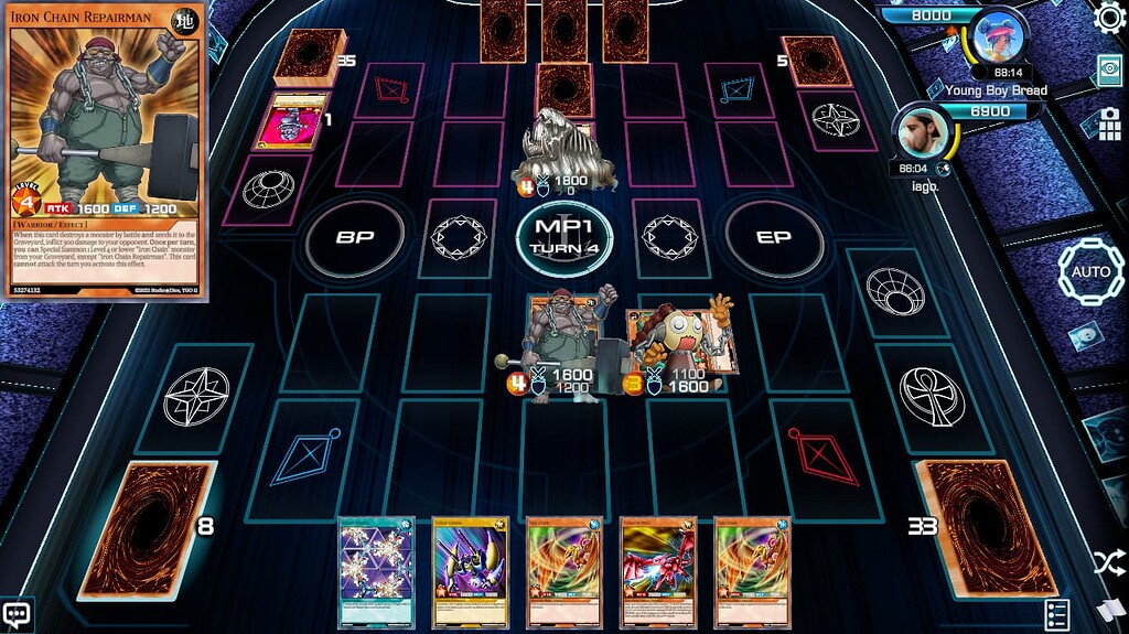 Iron Chain Coil Not Working Bugs Duelists Unite