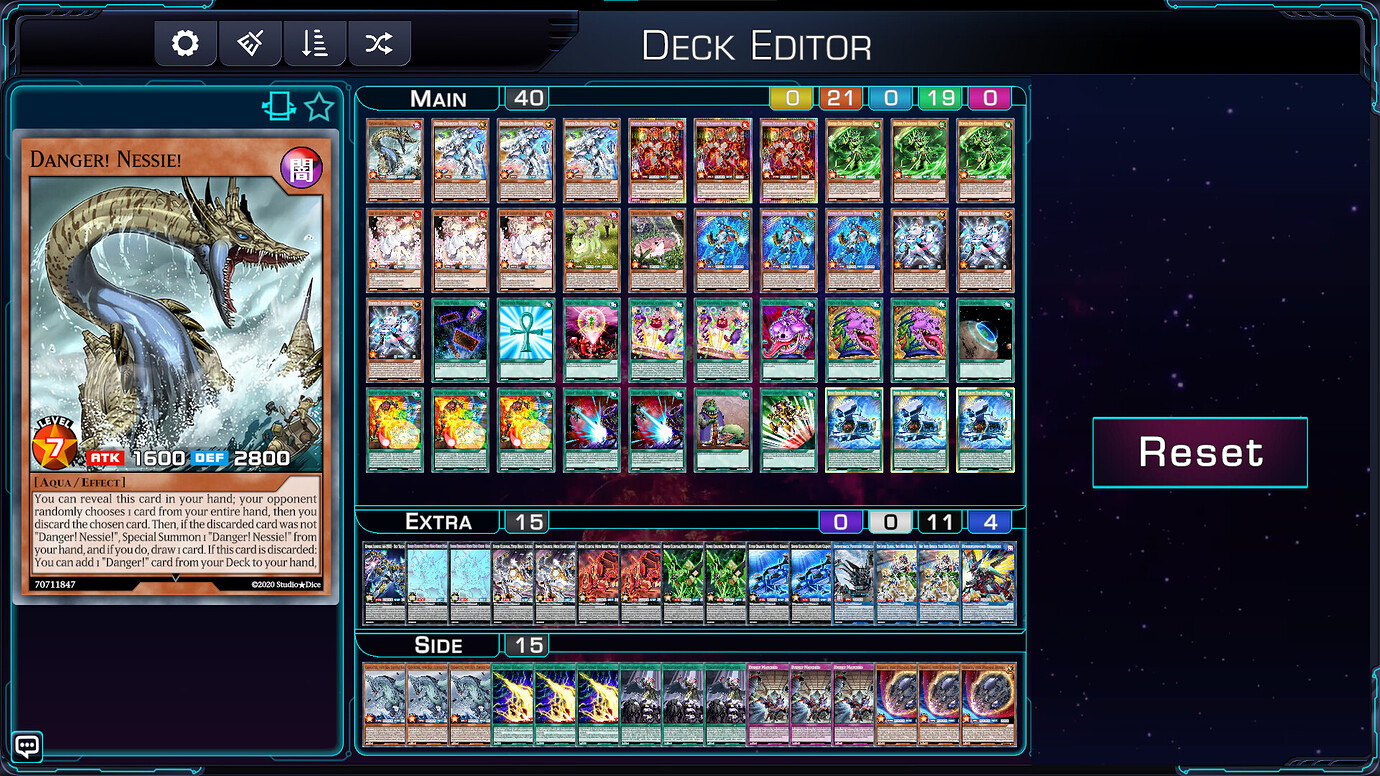 Deck management is bugged after playing a match Bugs Duelists Unite